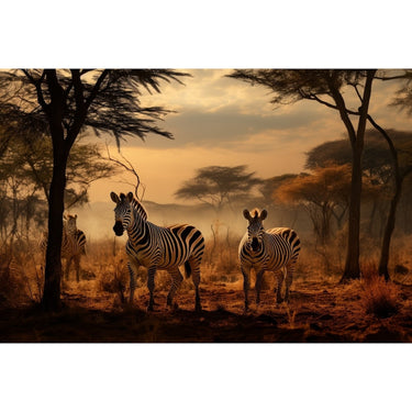 Zebra Canvas for Living Room